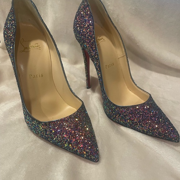 Christian Louboutin so Kate 120 dragonfly China blue size 37 (7US) - Picture 6 of 6